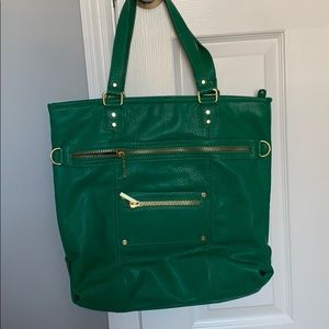 Green oversized Olivia and Joy purse